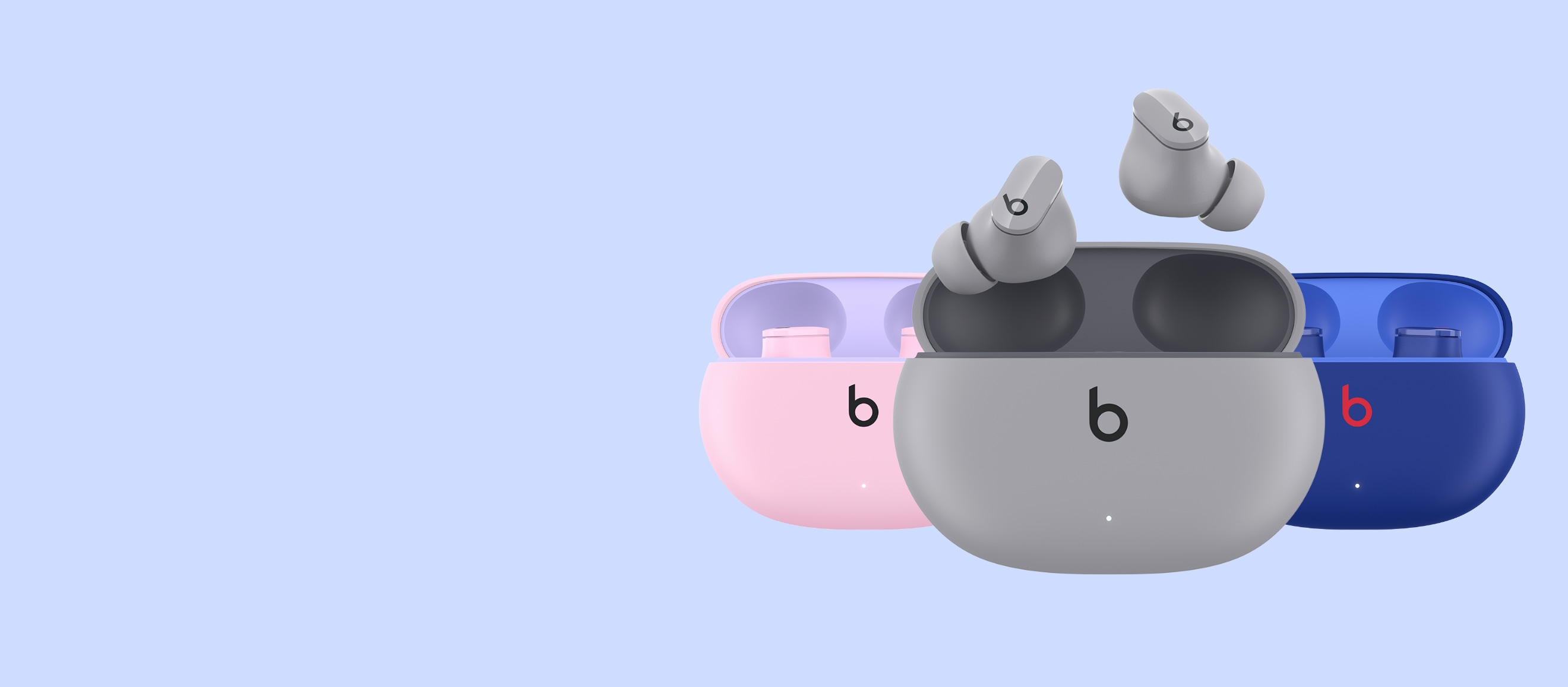A pair of Beats Fit Pro in sage gray