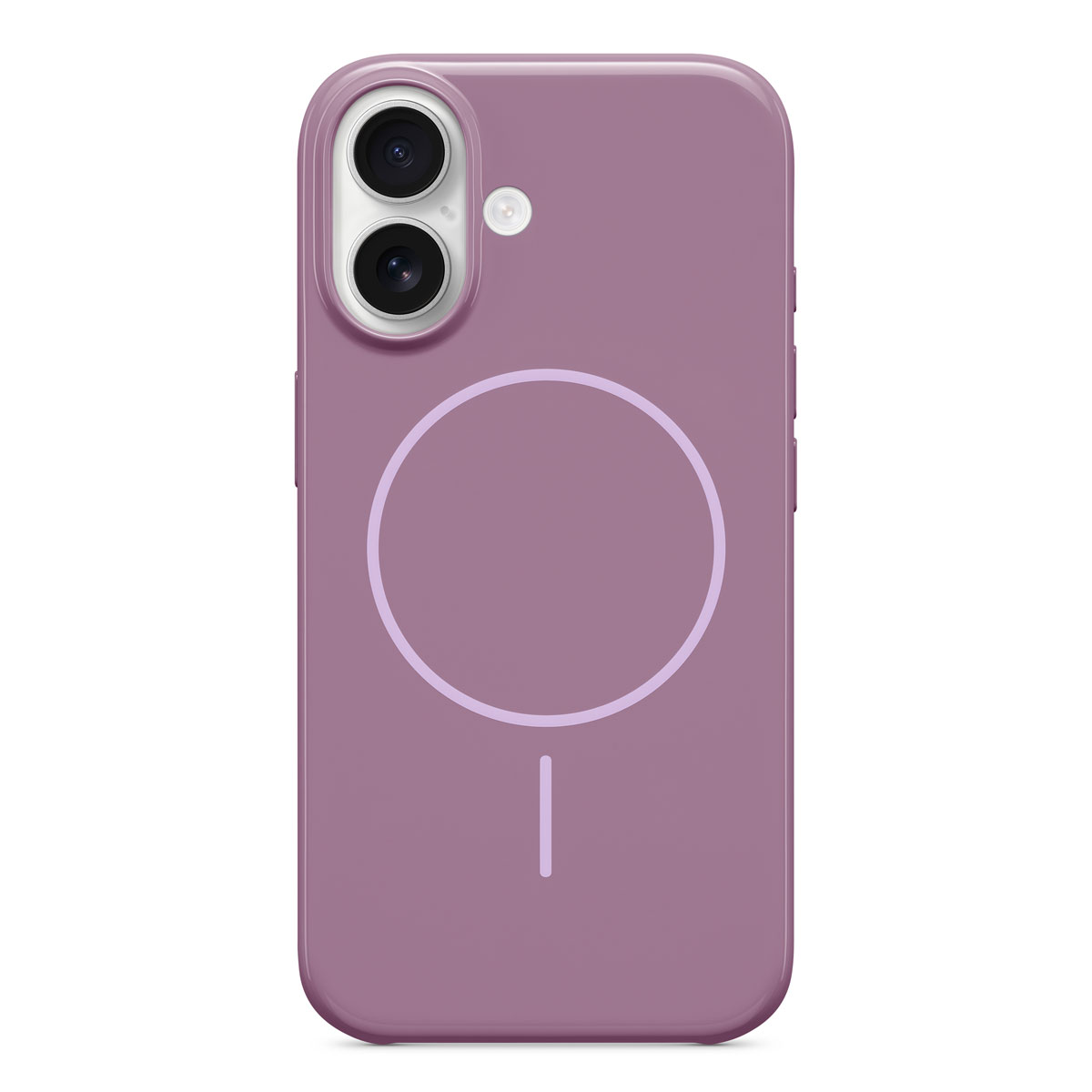 落日紫 Beats iPhone 16 专用 MagSafe 保护壳的特写