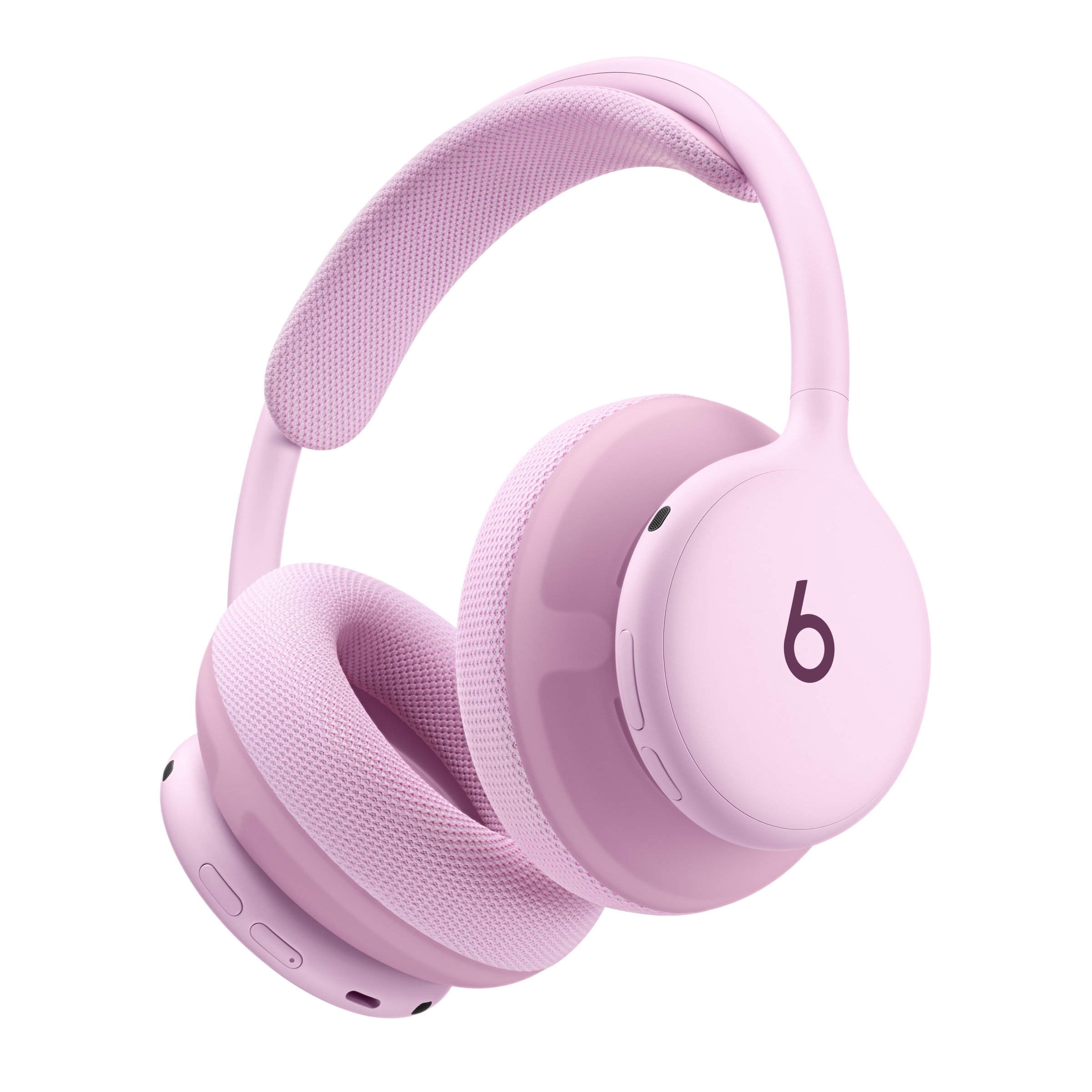Beats 360 over-ear headphones in Pink with Pink performance knit cushions