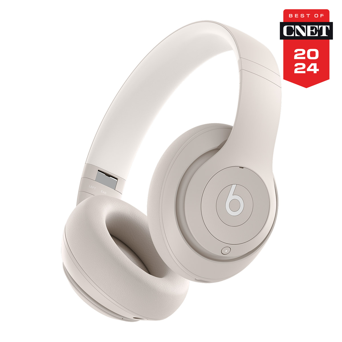 Beats Studio Pro headphones with Best of CNET 2024 badge.